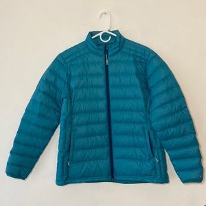 Women's Teal Puffer Jacket